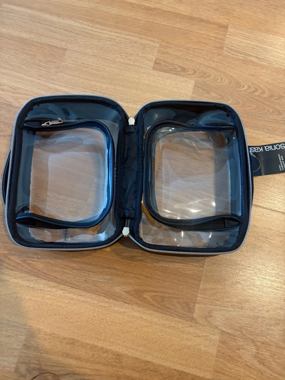 Sonia Kashuk Clear Cosmetic Organizer with Black Trim